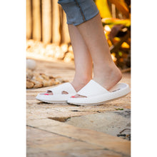 Load image into Gallery viewer, Ready to Ship | Solid White Insanely Comfy -Beach or Casual Slides
