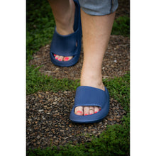 Load image into Gallery viewer, Ready to Ship | Navy Blue Insanely Comfy -Beach or Casual Slides*
