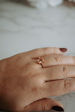 Load image into Gallery viewer, Kaia Rose Gold Champagne Morganite Ring
