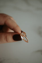 Load image into Gallery viewer, Kaia Rose Gold Champagne Morganite Ring
