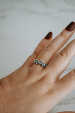 Load image into Gallery viewer, Jada Tourmaline Sterling Silver Ring Band
