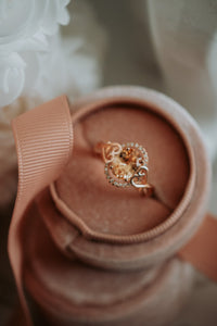 Kaiser Rose Gold Champagne Morganite Ring