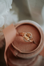 Load image into Gallery viewer, Kaiser Rose Gold Champagne Morganite Ring
