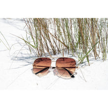 Load image into Gallery viewer, Ready to Ship | The Gold / Caramel Tea Kay - High Quality Unisex Aviator Sunglasses*
