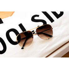 Load image into Gallery viewer, Ready to Ship | The Alex Gold / Caramel Tea - High Quality Unisex Aviator Sunglasses *
