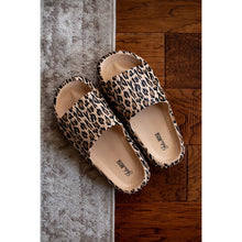 Load image into Gallery viewer, Ready to Ship | Brown Leopard 2.0  Insanely Comfy -Beach or Casual Slides*
