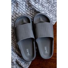 Load image into Gallery viewer, PreOrder | Black Insanely Comfy -Beach or Casual Slides
