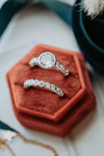 Load image into Gallery viewer, Luminous Grace 2PC Silver Ring Set
