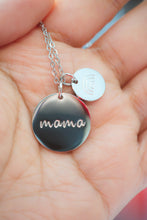 Load image into Gallery viewer, Mama Round Two-Piece Pendant Necklace
