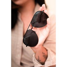 Load image into Gallery viewer, Ready to Ship | The Black/Black Kay - High Quality Unisex Aviator Sunglasses*
