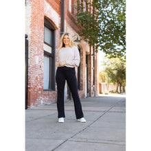 Load image into Gallery viewer, Ready to Ship | The Vanessa - 30” - Black Bootcut Leggings R2
