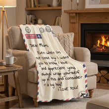 Load image into Gallery viewer, mothers day mom blanket 130x150 cm soft flannel throw best mom ever cozy mama blanket gift
