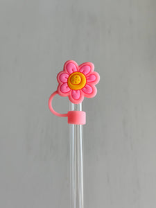Straw Cover 10MM "Happy Flower"