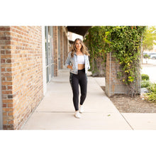 Load image into Gallery viewer, High waisted camo leggings with slimming side panels
