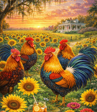Load image into Gallery viewer, Ready to Ship | Rooster Blanket 🐓🌻

