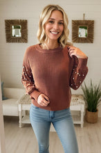 Load image into Gallery viewer, Chestnut Pearl Sweater
