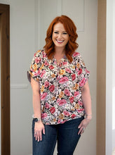Load image into Gallery viewer, Floral Boho Blouse
