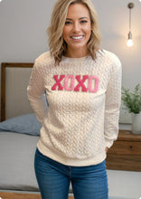 Load image into Gallery viewer, Chenille Quilted Sweatshirt
