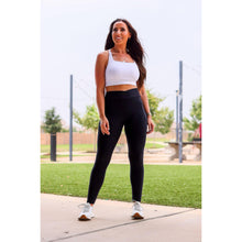 Load image into Gallery viewer, PreOrder  | Crossover BLACK Pocket Full Length Leggings Round 4  - Luxe Leggings by Julia Rose®
