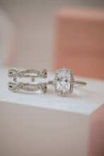 Load image into Gallery viewer, Janessa 2PC Sterling Silver Ring Set
