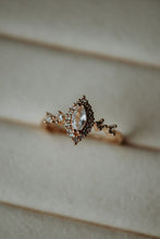 Load image into Gallery viewer, Flynn Marquise Cut Rose Gold Ring
