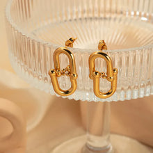 Load image into Gallery viewer, Kale Buckle Earrings
