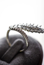 Load image into Gallery viewer, Eliana Leafy Sterling Silver Open Size Ring
