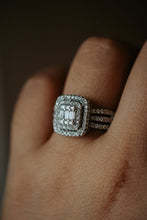 Load image into Gallery viewer, Pax Emerald Cut Silver Ring
