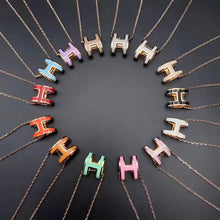 Load image into Gallery viewer, Angelic H Mini Pop Necklace
