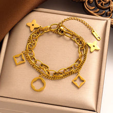 Load image into Gallery viewer, Neva Four-Leaf Clover Bracelet

