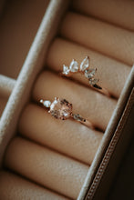 Load image into Gallery viewer, Janet Morganite Rose Gold Ring Set
