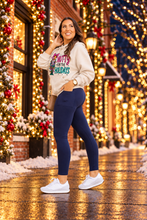 Load image into Gallery viewer, Ready to Ship | The Nyla - Navy Full-Length with Pocket Leggings

