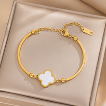 Load image into Gallery viewer, Luxe Clover Charm Bracelet
