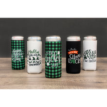 Load image into Gallery viewer, *Ready to Ship| St. Patrick’s Day Neoprene Slim &amp; Regular Can Holders
