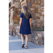 Load image into Gallery viewer, Ready to Ship |  The Kacey - Navy Swing Dress
