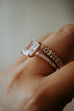 Load image into Gallery viewer, Fenna Champagne Gold 2PC Ring Set
