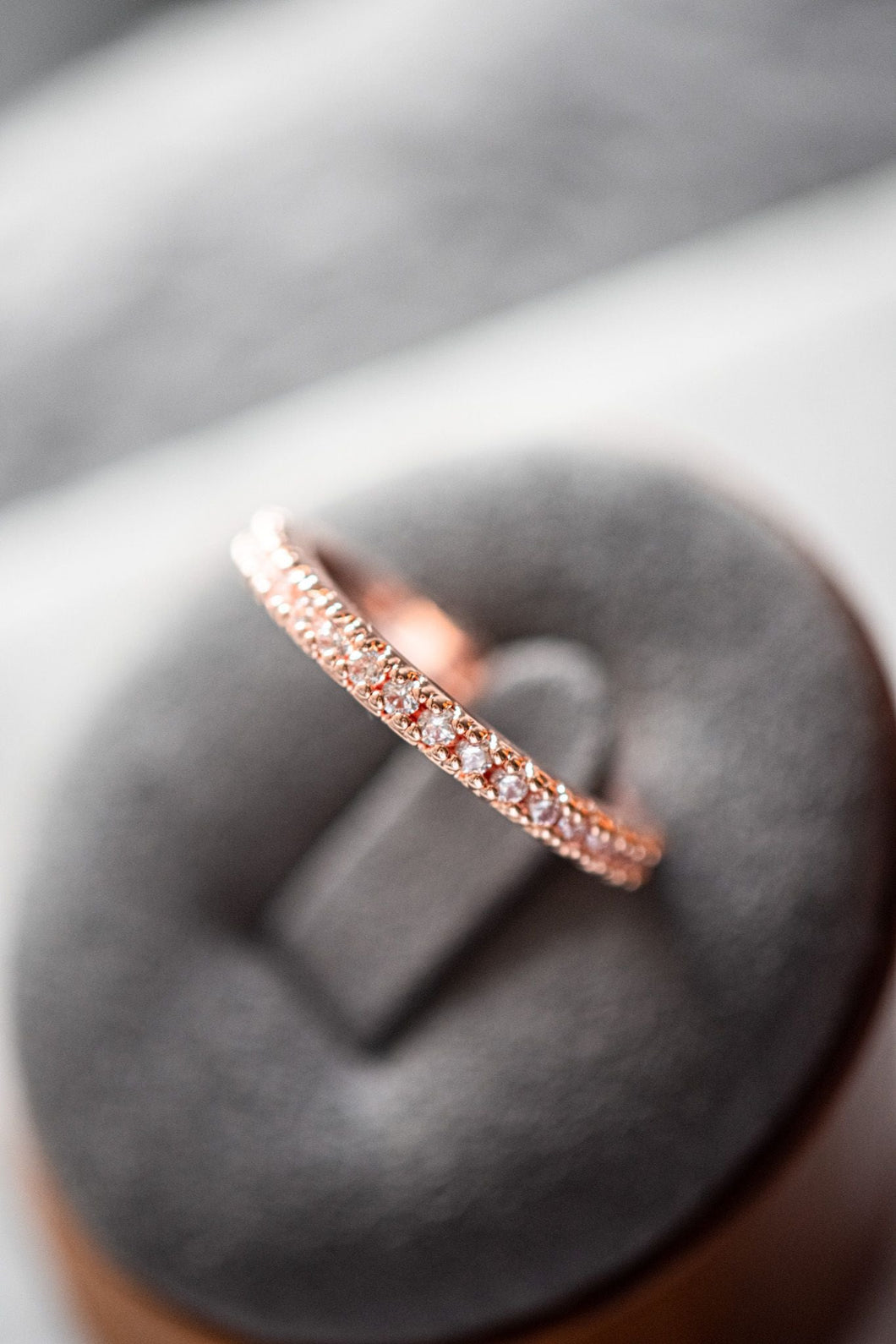 Amina Rose Gold Ring Band