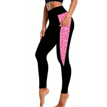 Load image into Gallery viewer, Ready to Ship | Breast Cancer Awareness Panel Leggings
