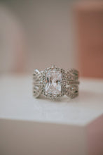 Load image into Gallery viewer, Janessa 2PC Sterling Silver Ring Set
