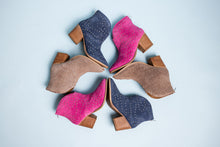 Load image into Gallery viewer, Twilight Western Suede Studded Heeled Ankle Boot
