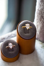 Load image into Gallery viewer, Penelope Pear Cut Rose Gold Ring
