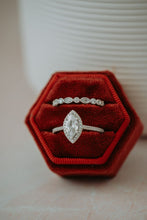 Load image into Gallery viewer, Celestine Marquise Cut 2PC Ring Set
