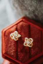 Load image into Gallery viewer, Steady Love Gold Stud Earrings
