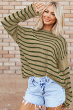 Load image into Gallery viewer, Striped Drop Shoulder Top
