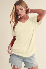 Load image into Gallery viewer, Crinkled V Neck Tee
