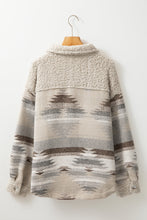 Load image into Gallery viewer, Aztec Sherpa Jacket
