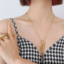 Load image into Gallery viewer, Alina Toggle Gold Necklace
