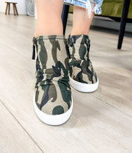 Load image into Gallery viewer, Ari Sneaker Wedge in Camo
