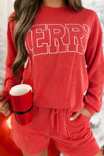 Load image into Gallery viewer, MerryChristmas Corded Pajama Set
