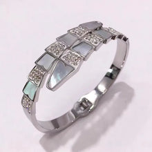 Load image into Gallery viewer, Serpent Snake Coil Bangle Bracelet
